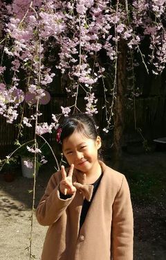 娘のふぅちゃん入学式