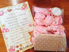 愛の手作りシュシュ♡